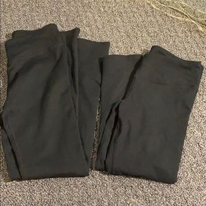 2 pairs of Fabletics leggings
